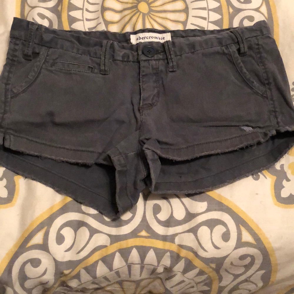 Grey Abercrombie and Fitch girls shorts